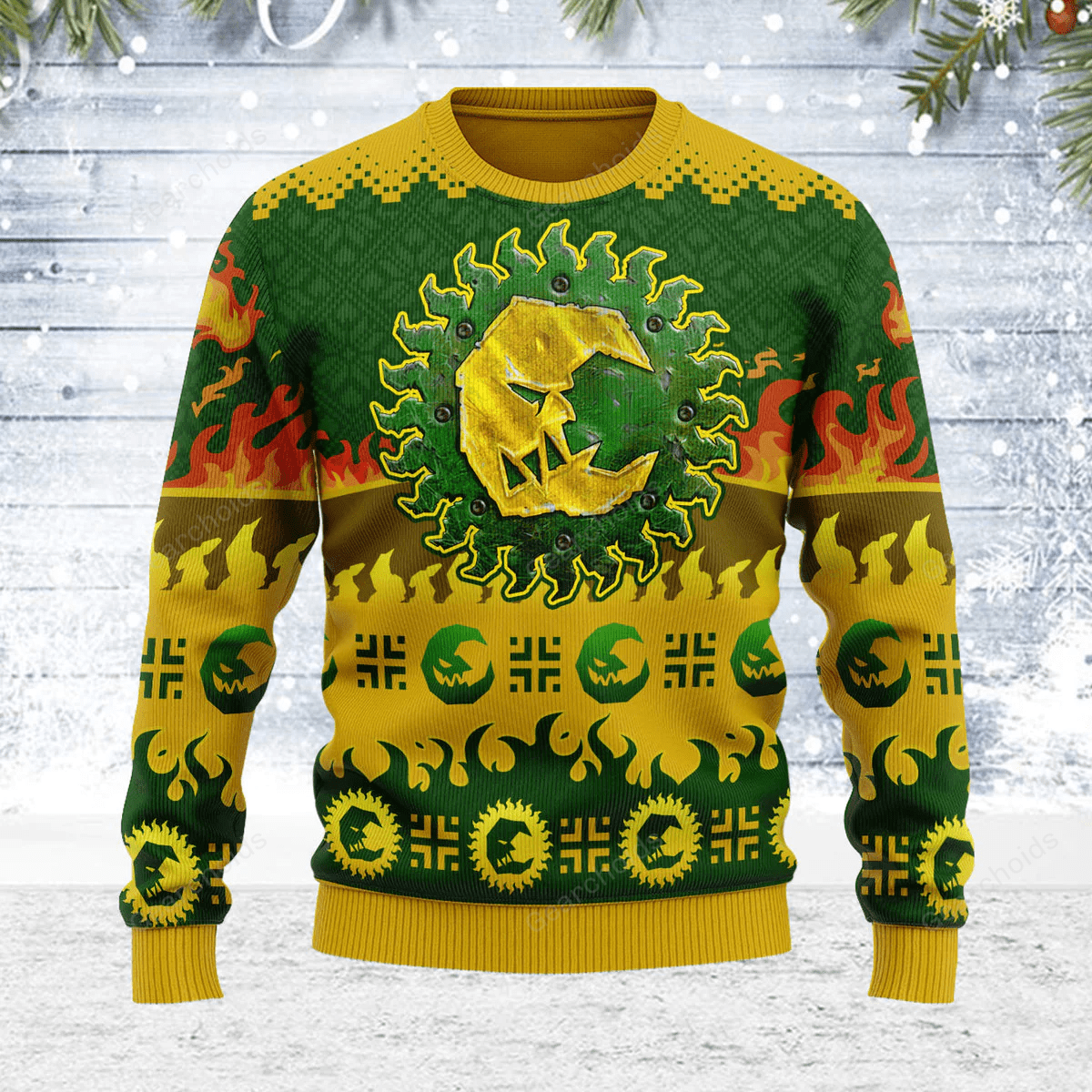 Warhammer Bad Moon Orks Iconic – Ugly Christmas Sweater