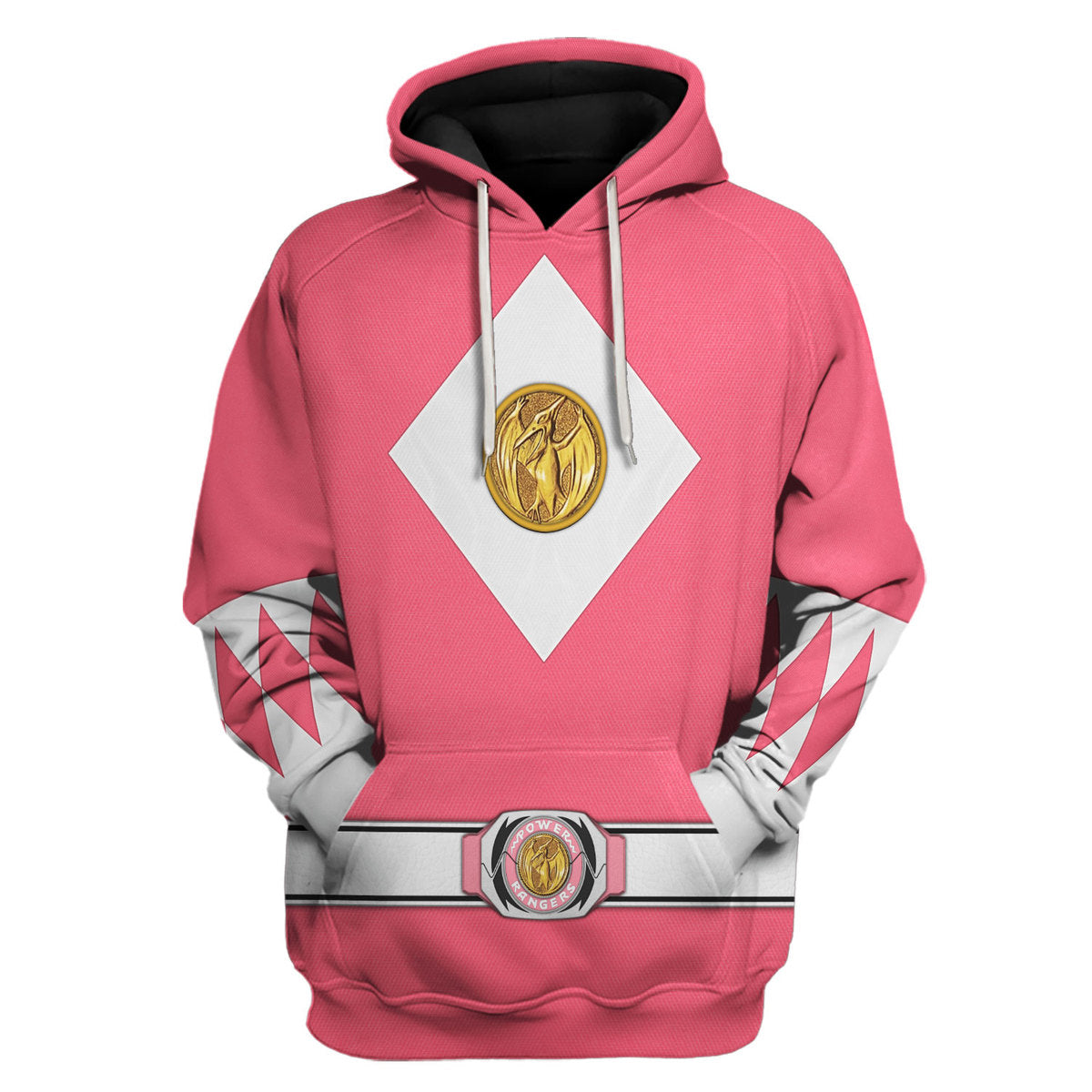 Pink Ranger Mighty Morphin The Movie (1995) C1 – Hoodie Set, Sweatshirt, Sweatpants