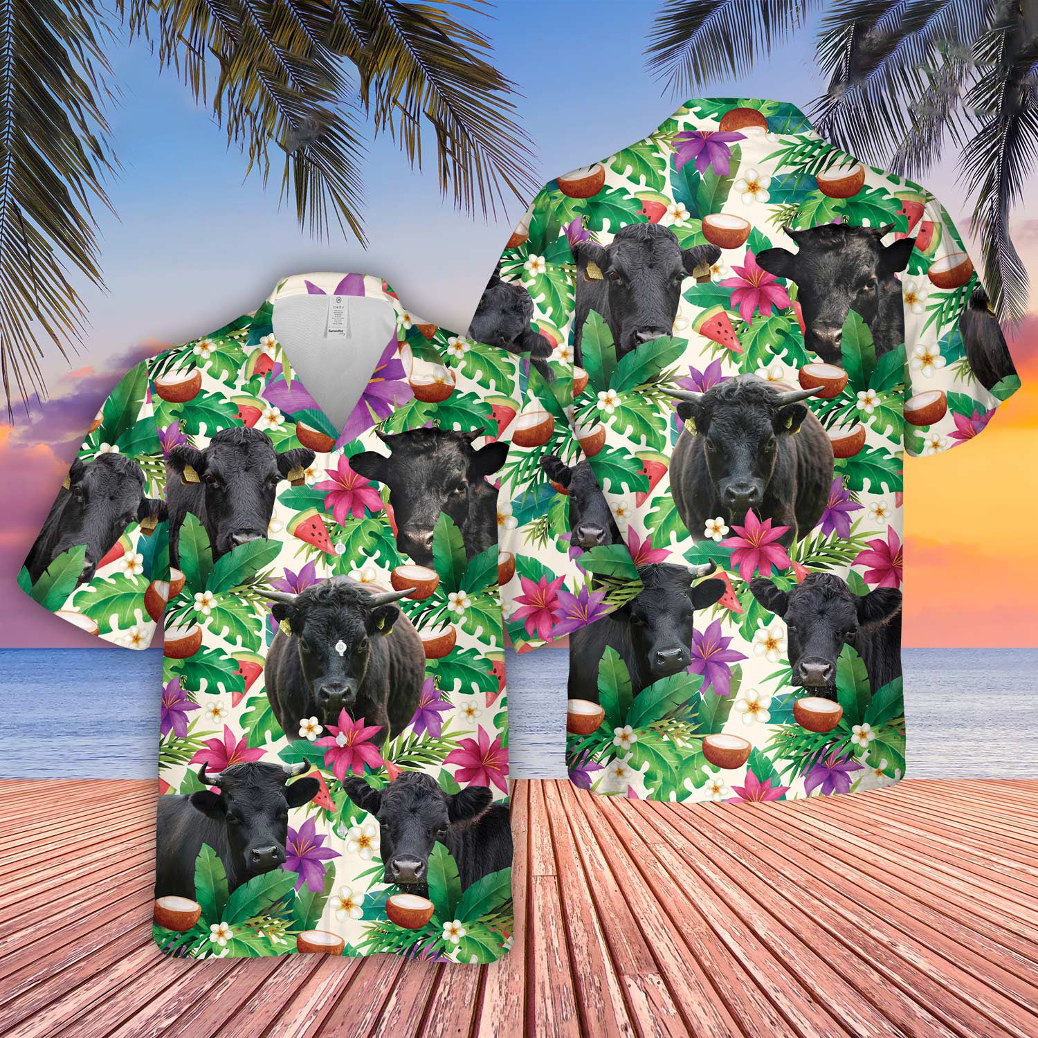 Unique Dexter Summer Floral 3D Hawaiian Shirt