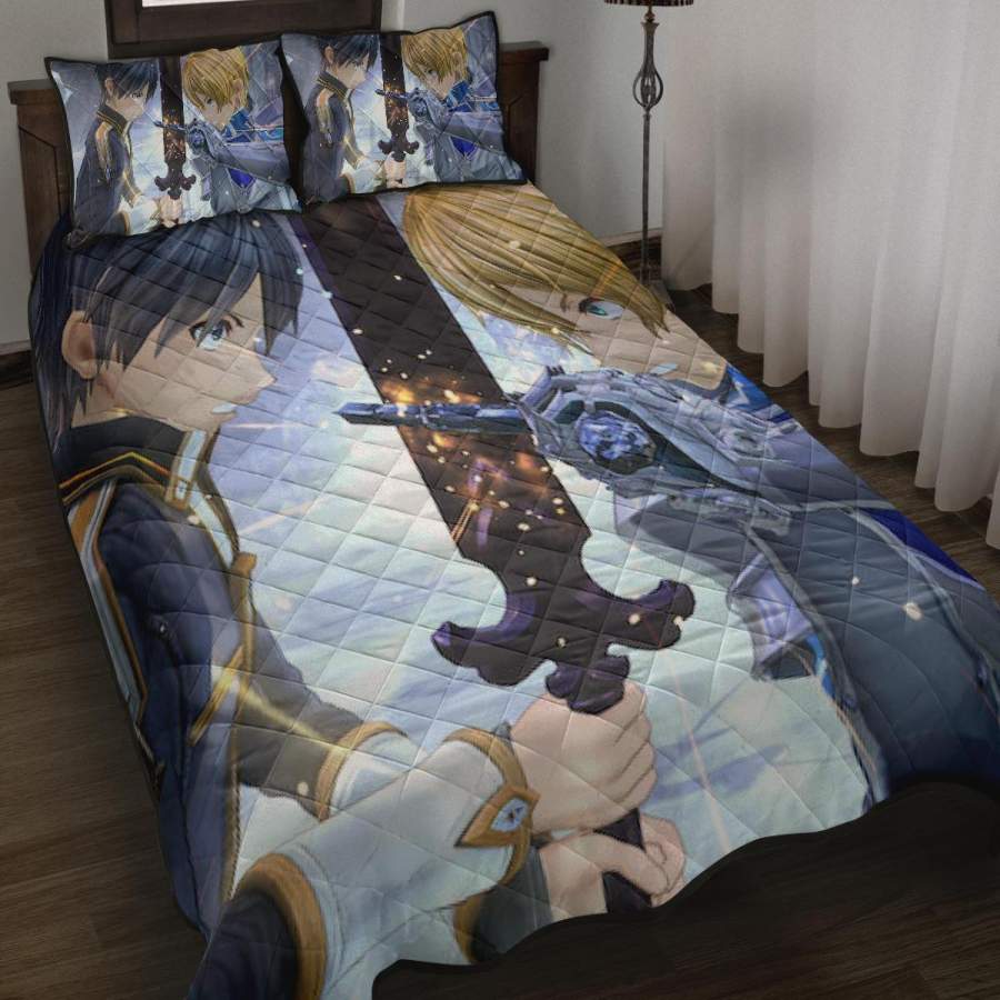 Sword Art Online Anime Quilt Bed Set – Pillow Case – amazing decor gift ideas 5