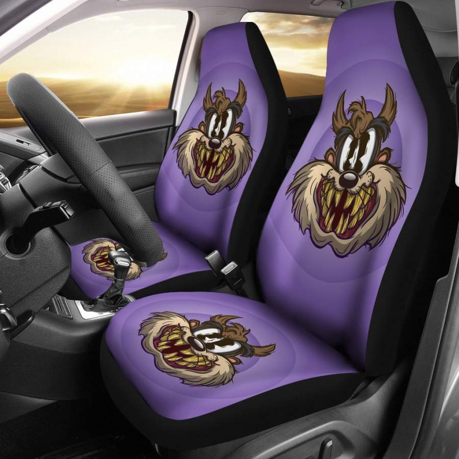 Tasmanian Devil Car Seat Covers Looney Tunes Cartoon