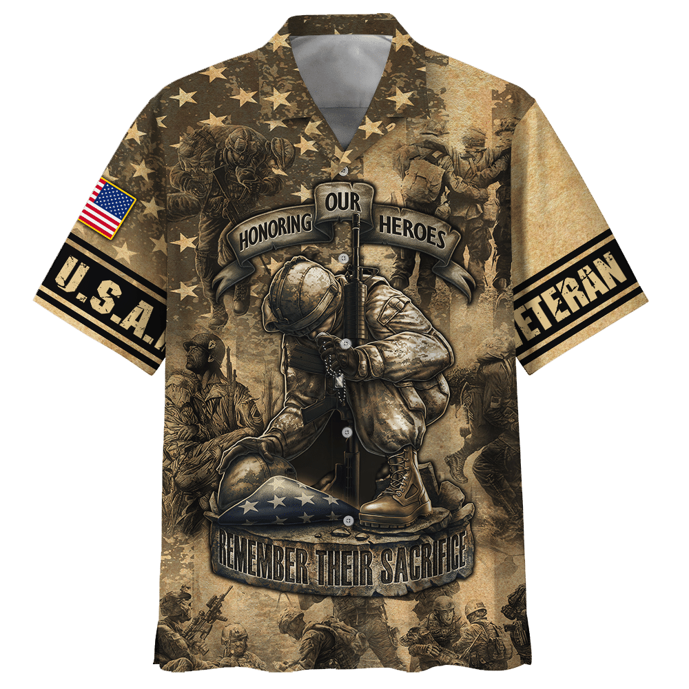 Air Force Honoring Our Heroes Remember Their Sacrifice Hawaiian Shirt