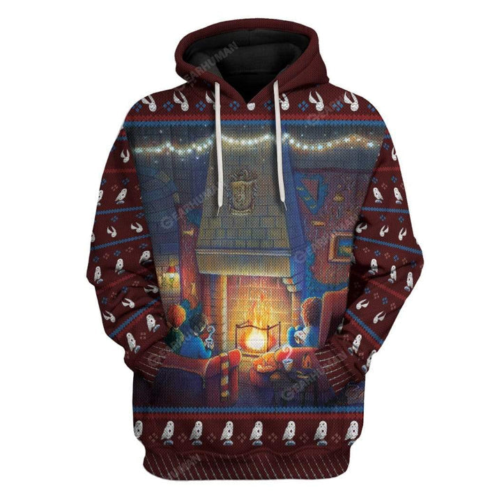 Ugly Hp Home Christmas Hoodie For Men And Women