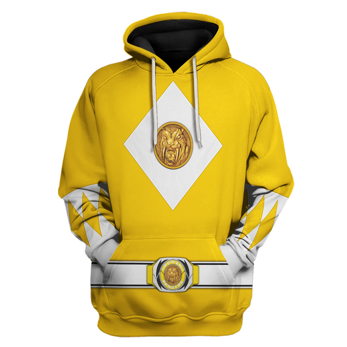 Yellow Ranger Mighty Morphin The Movie (1995) C1 – Hoodie Set, Sweatshirt, Sweatpants