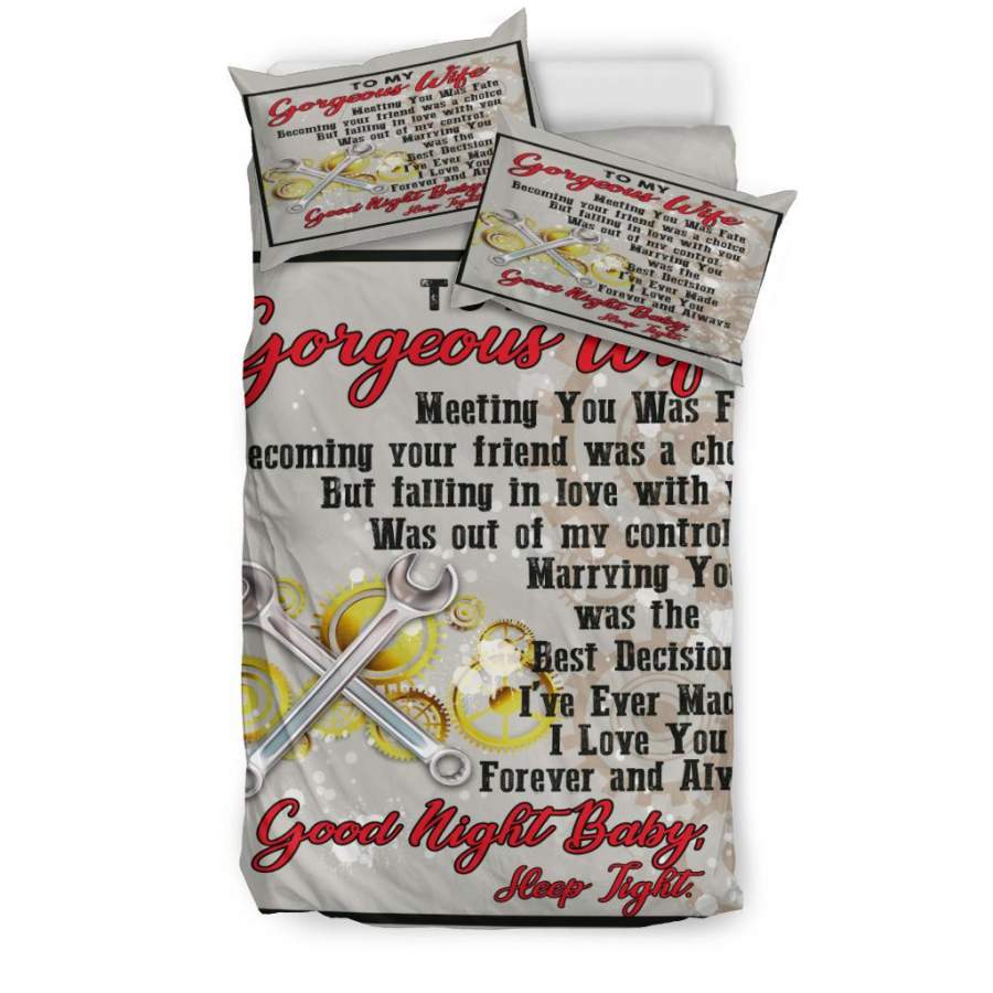 Quilt Mechanic Copy Bedding – Duvet Cover And Pillowcase Set