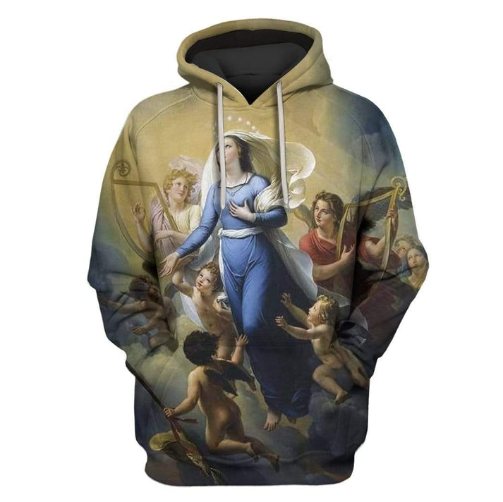 Virgin Mary Apparel Hoodie For Men And Women