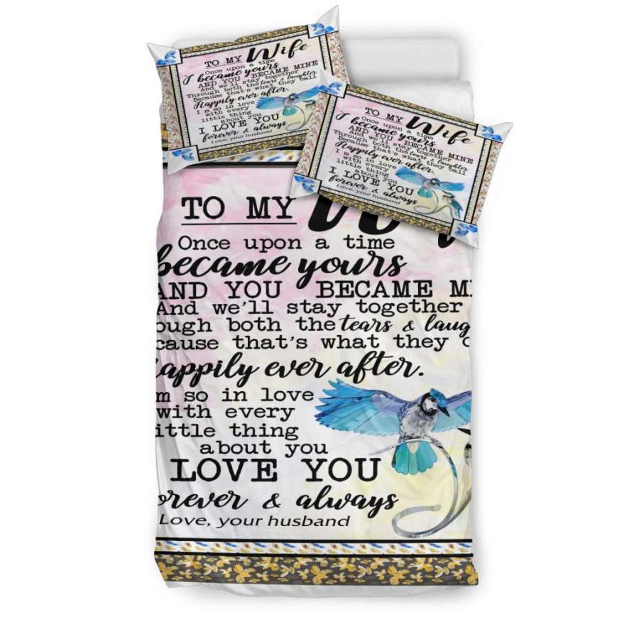 Quilt To My Wife Bedding – Duvet Cover And Pillowcase Set