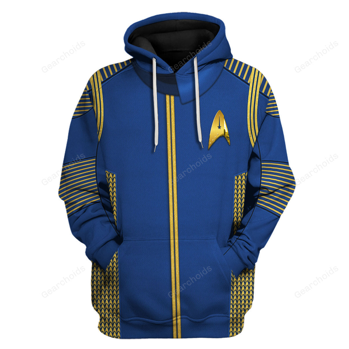 Star Trek Discovery Uniform Gold Hoodie Sweatshirt Sweatpants