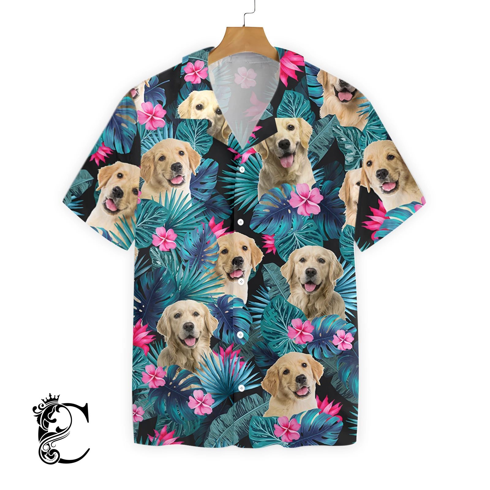 Tropical Golden Dog Ez08 0207 Hawaiian Shirt