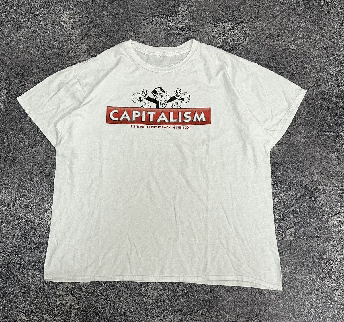 Vintage Humor Capitalism Monopoly T-Shirt Japan Archive Y2k, Shirt Outfit, Gift For Men, For Women