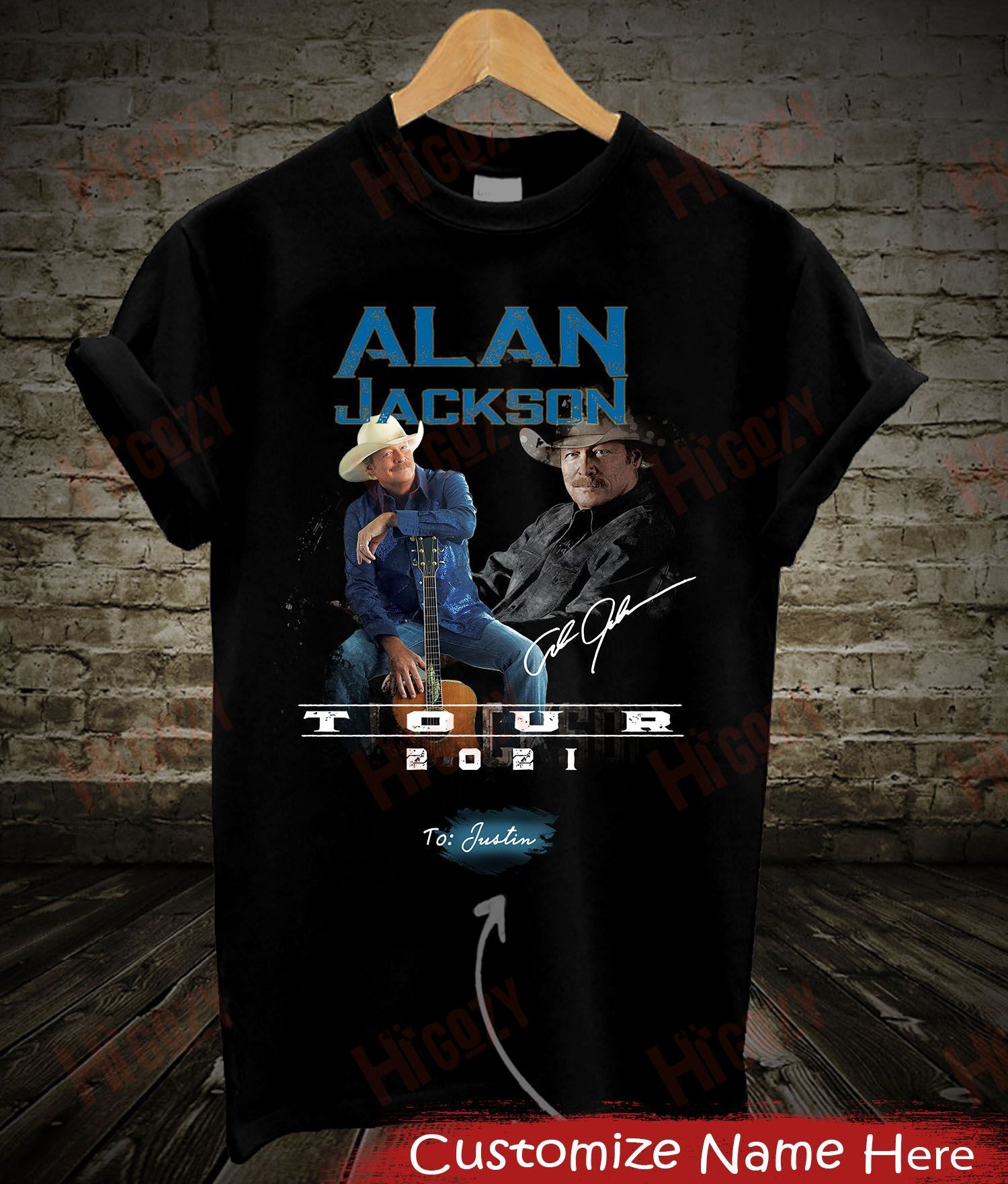 Alan Jackson Tour 2021 Shirt, T-Shirt 2D – Spnv76