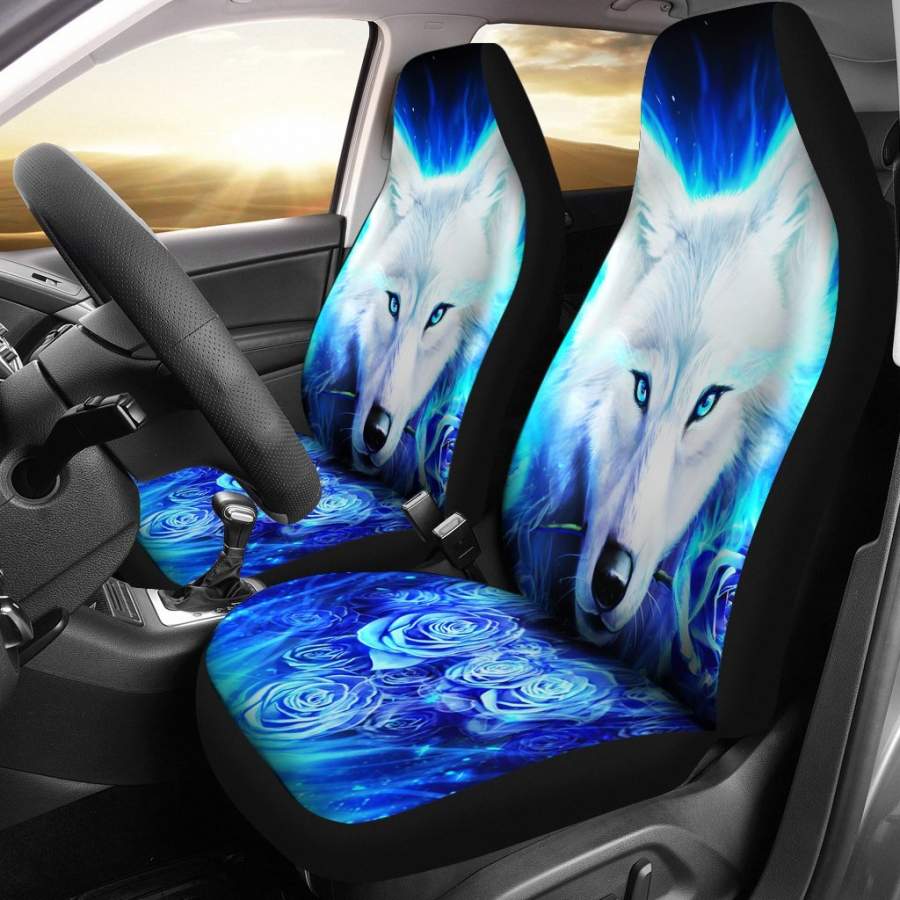 Wolf Car Seat Covers 3