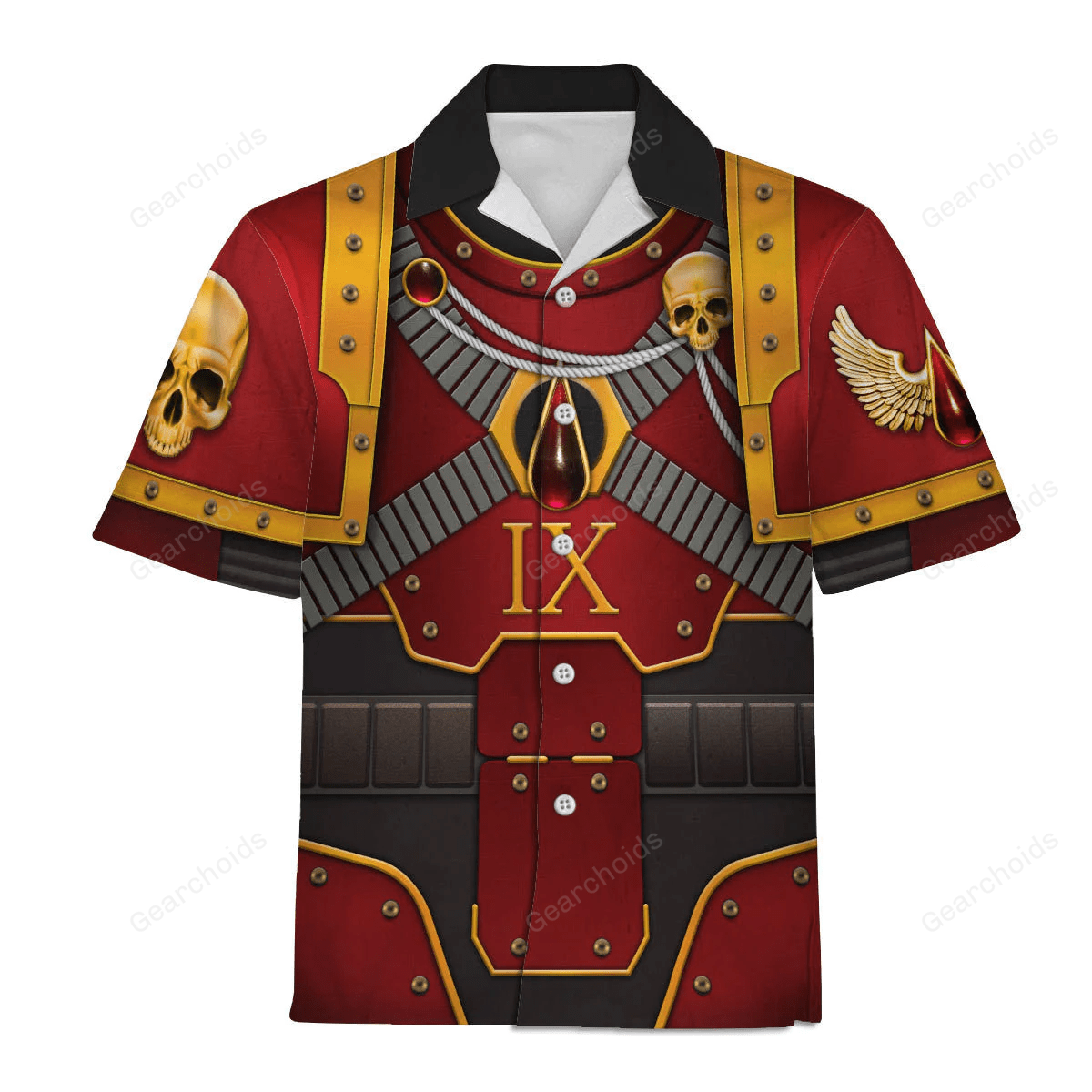 Warhammer Blood Angels Ix Captain – Costume Cosplay Hawaiian Shirt