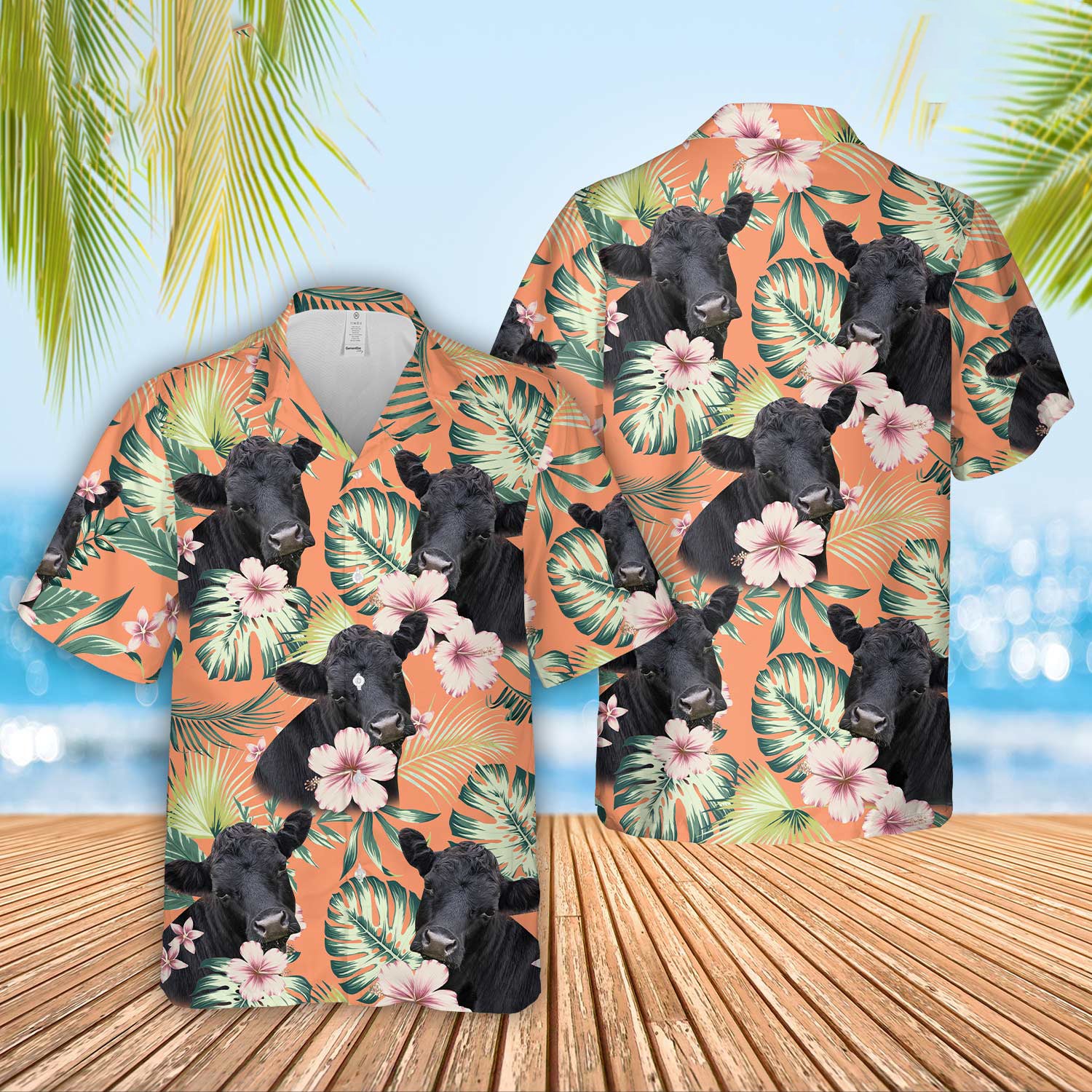 Unique Dexter Summer Happiness Floral Farm 3D Hawaiian Shirt