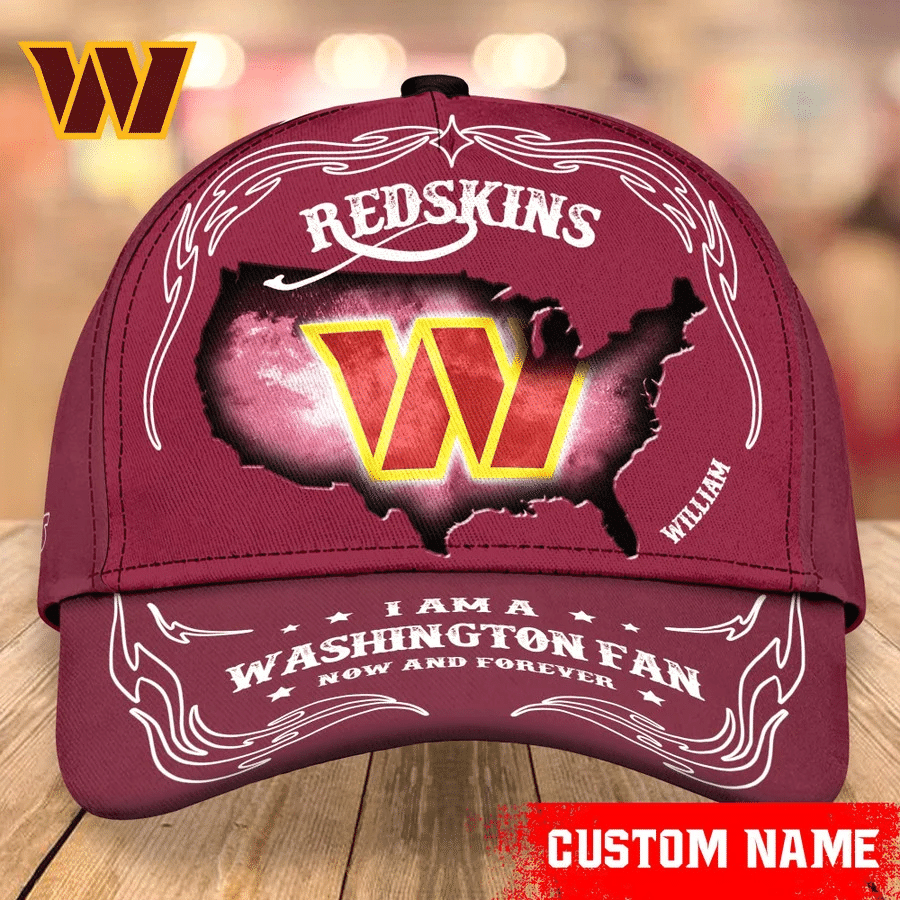 Washington Commanders Baseball Caps Custom Name