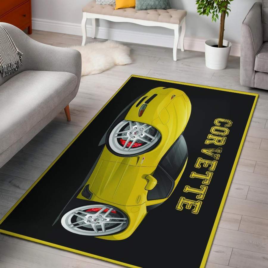 2006 Z06 Chevrolet Corvette Area Rug Carpets