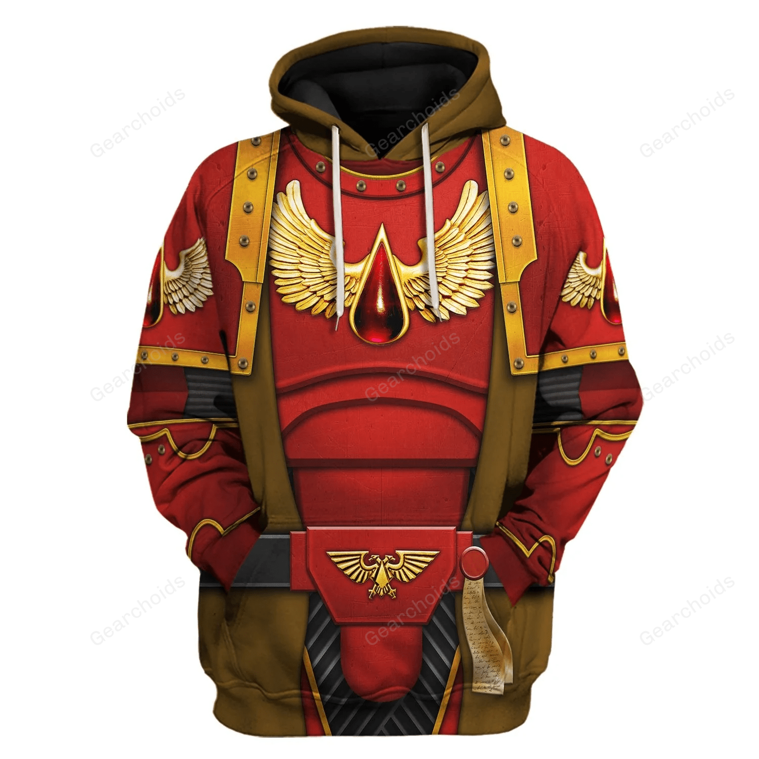 Warhammer Blood Angels Brown Robe – Costume Cosplay Hoodie Sweatshirt Sweatpants