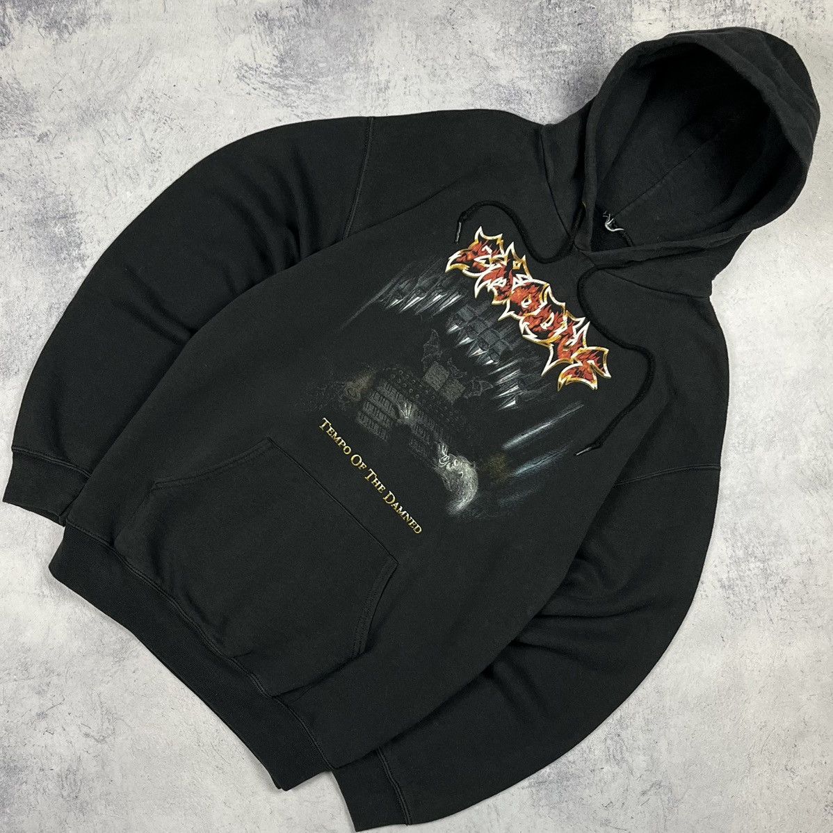 Vintage Exodus tempo of the damned rock band tour hoodie 2004, Shirt Outfit, Gift For Men, For Women