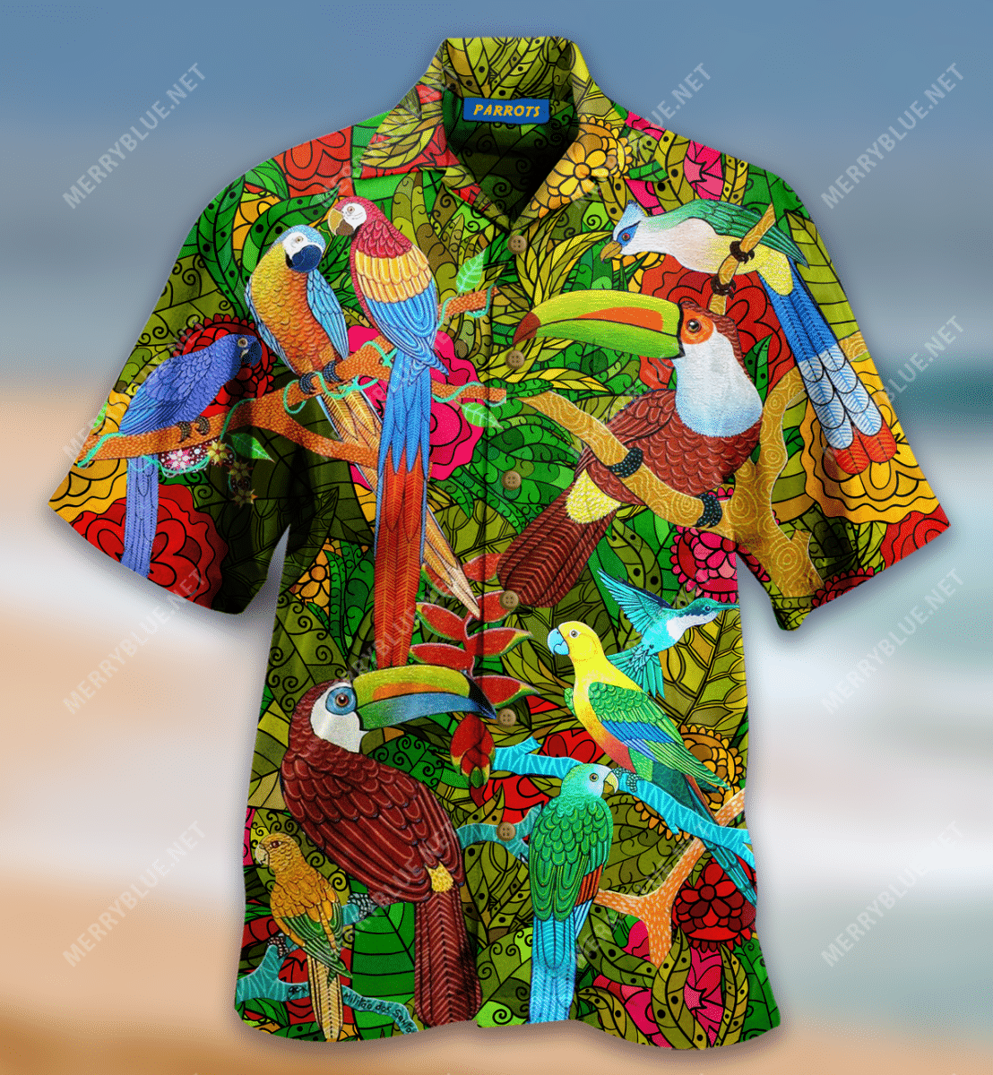 All I Care Are Parrots And Like Maybe 3 People Hawaiian Shirt