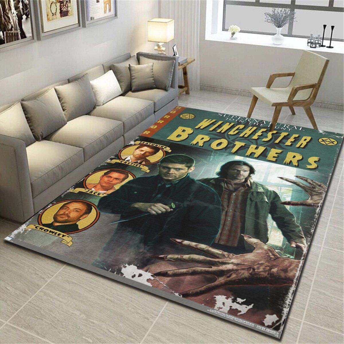 Supernatural Area Rugs, Living Room Bedroom Carpet