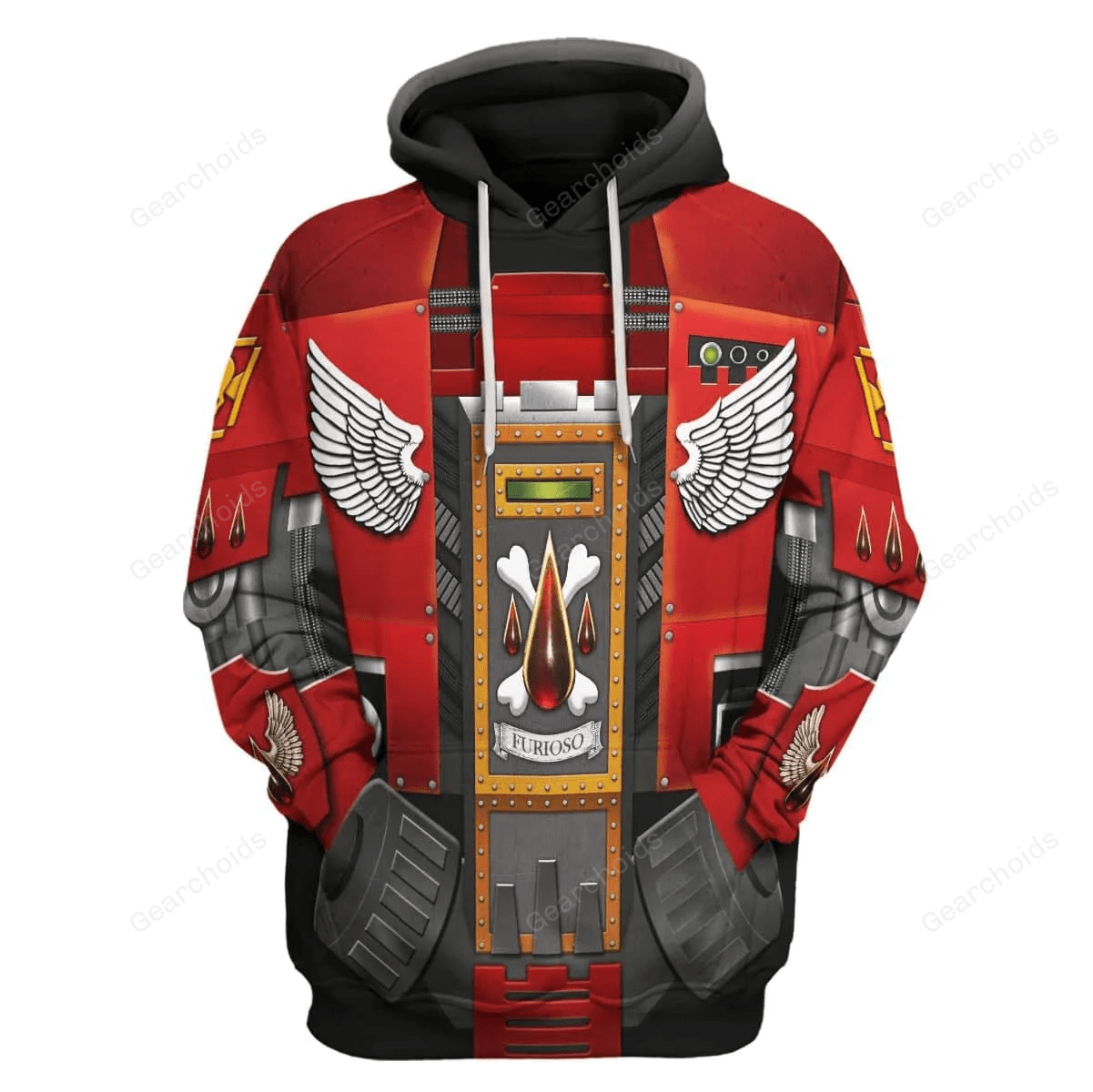 Warhammer Blood Angels Furioso Dreadnought – Costume Cosplay Hoodie Sweatshirt Sweatpants