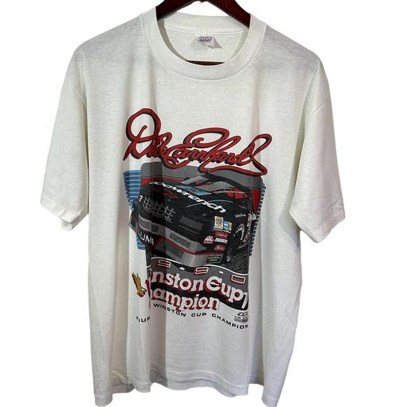 VTG 1991 Dale Earnhardt Four Time Winston Cup Champion Graphic T-Shirt