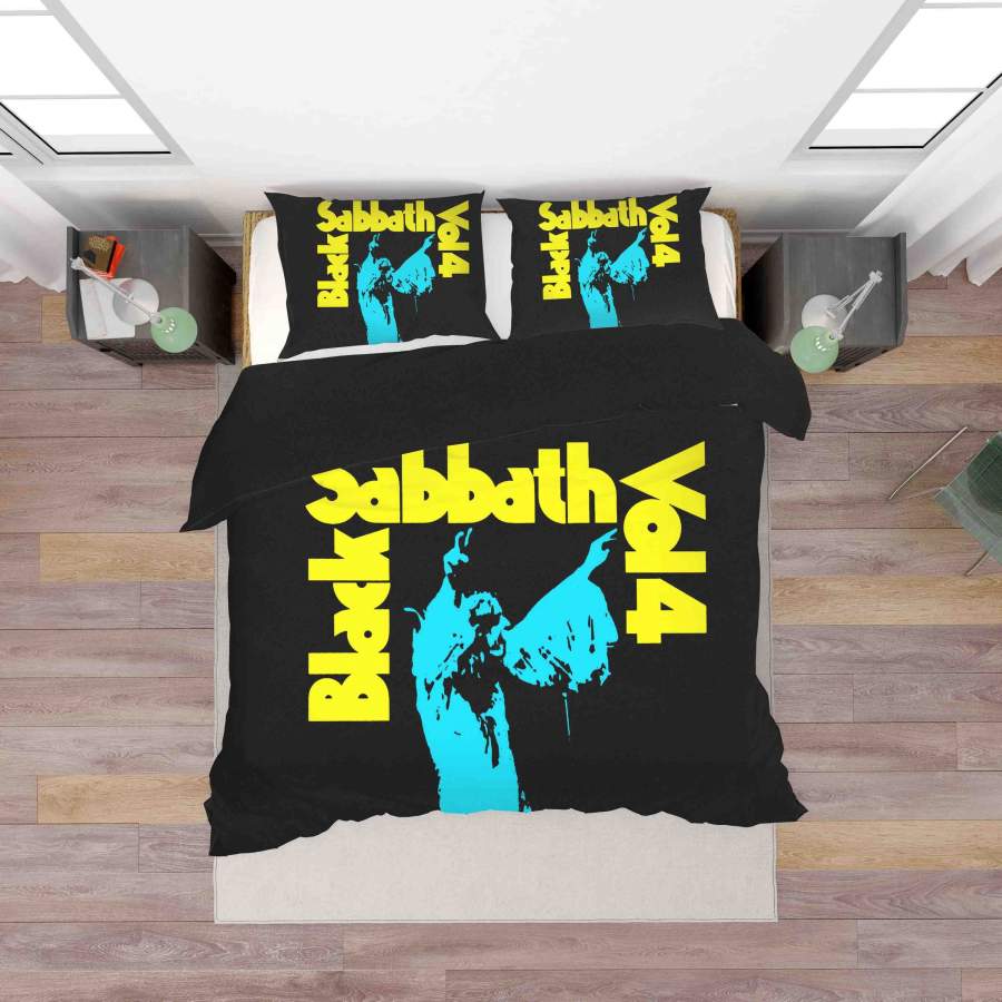 3D Yellow Blue Black Sabbath Quilt Cover Set Bedding Set Duvet Cover Pillowcases SF35