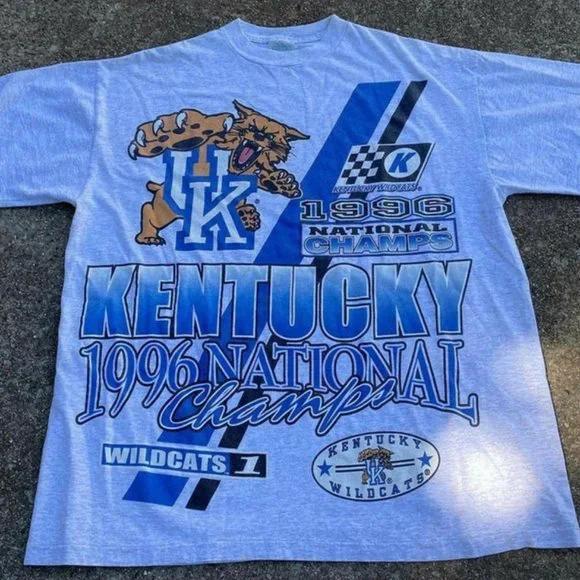 1996 Kentucky Wildcats Basketball Champions T-Shirt