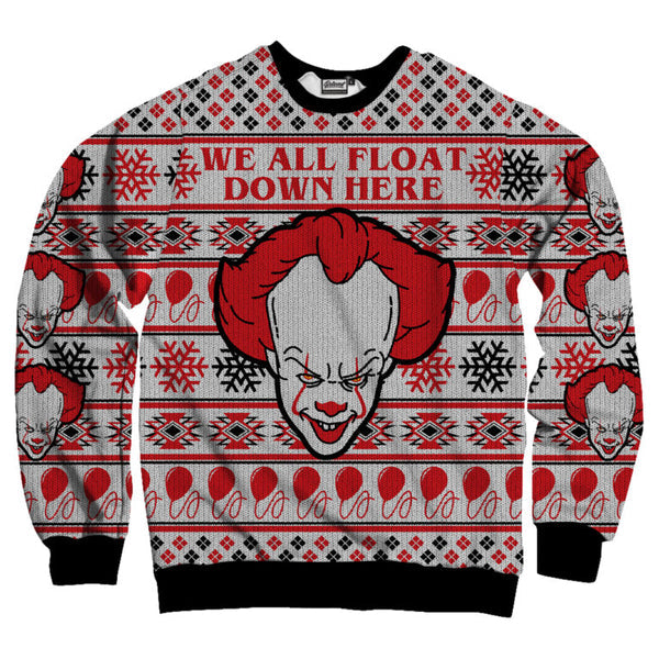 We All Float Down Here Ugly Sweater For Men And Women