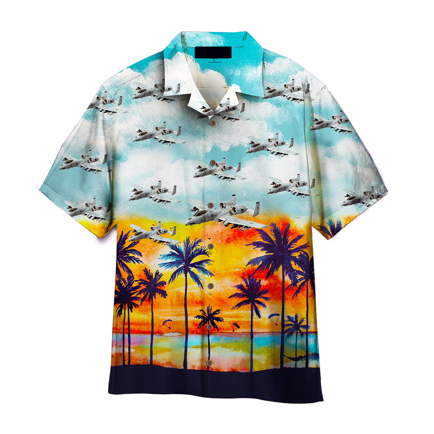 Us Air Force Blue Aloha Hawaiian Shirts For Men & Women