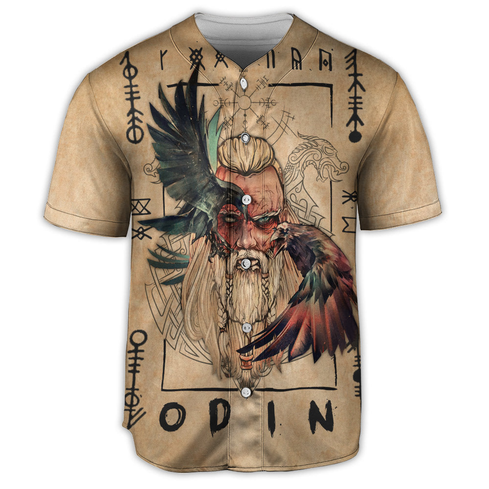 Viking Odin Sign Old Man Viking – Baseball Jersey