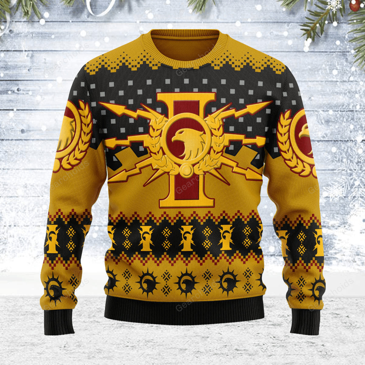 Warhammer Adeptus Custodes Iconic – Ugly Christmas Sweater