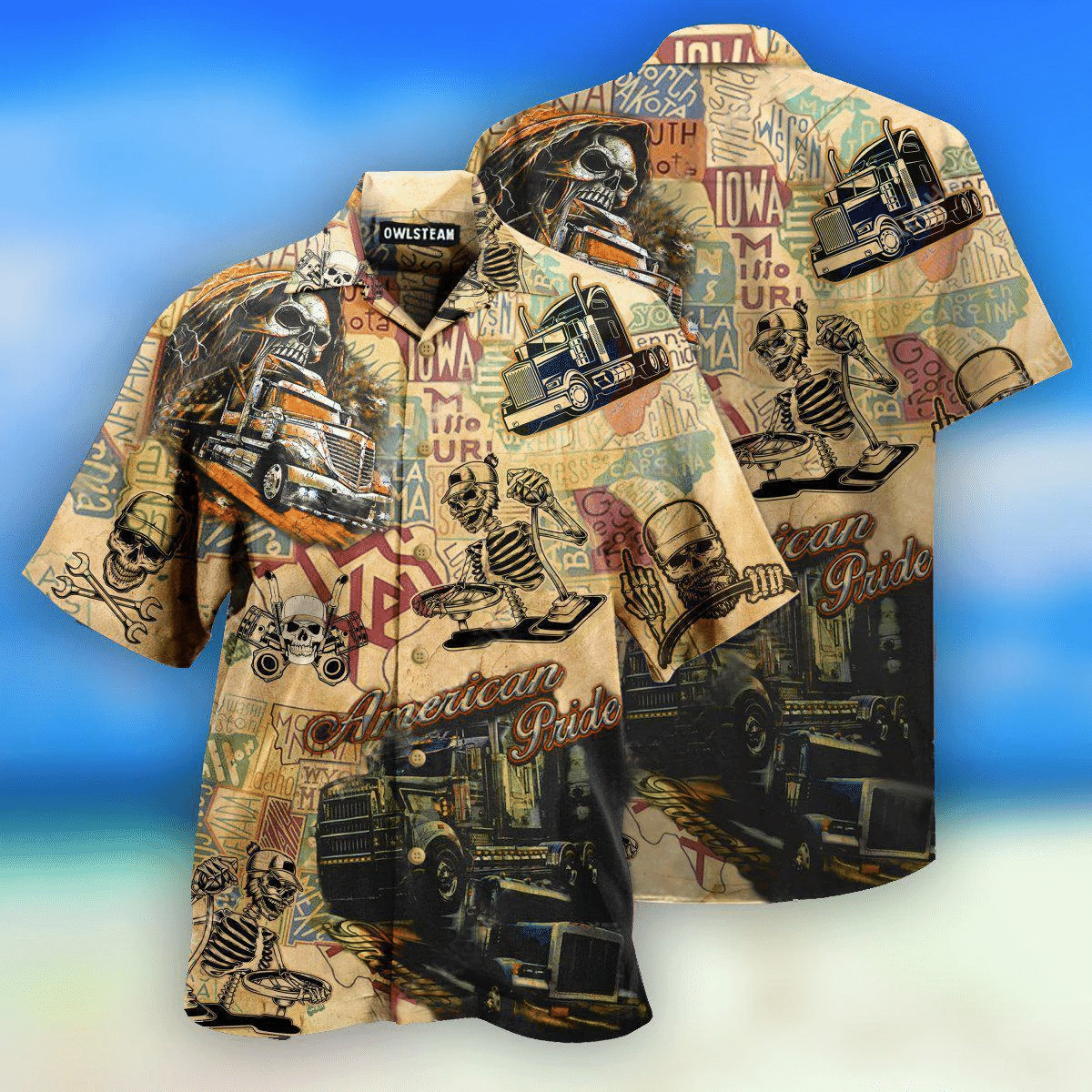 Trucks Amazing American Pride Limited Edition Hawaiian Shirt