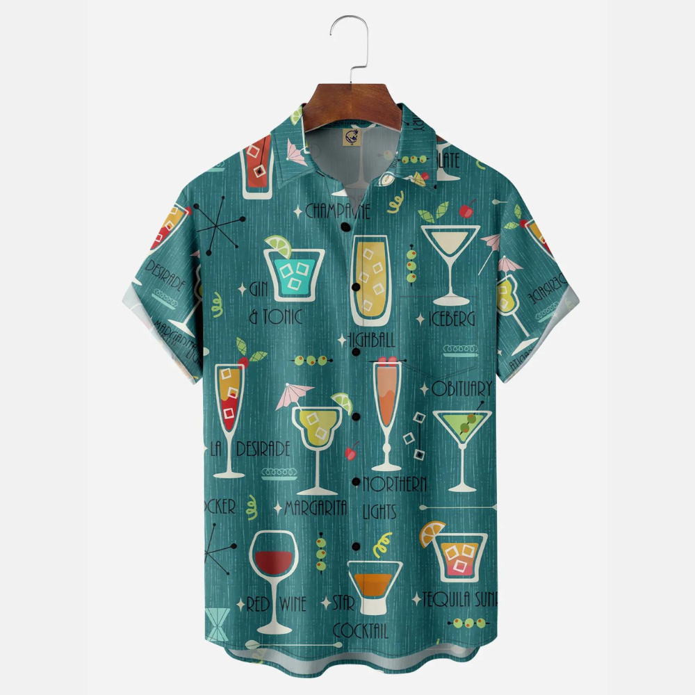 All Kinds Of Cocktail Let’S Drink – Hawaiian Shirt