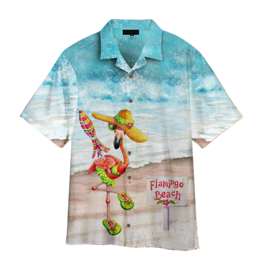 A Style Crane Flamingo Aloha Hawaiian Shirts For Men & For Women