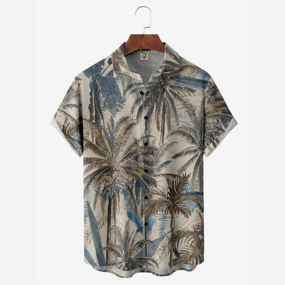 Vintage Coconuts And Palm Trees – Hawaiian Shirt