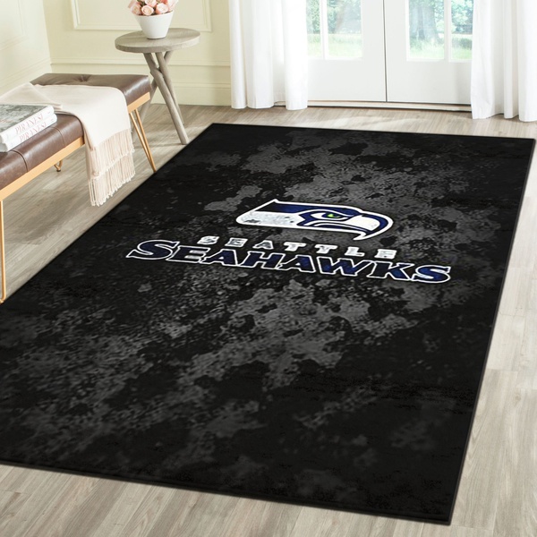 Tampa Bay Buccaneers Area Rug, Football Team Living Room Carpet, Sports Floor Decor