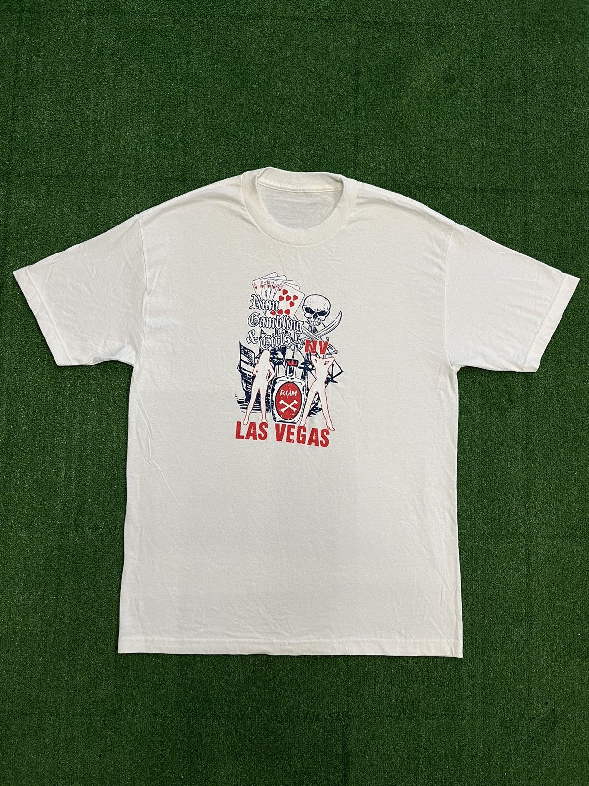 Vintage Y2K Las Vegas Rum Gambling Girls Punk Rare Japan Tee, Shirt Outfit, Gift For Men, For Women