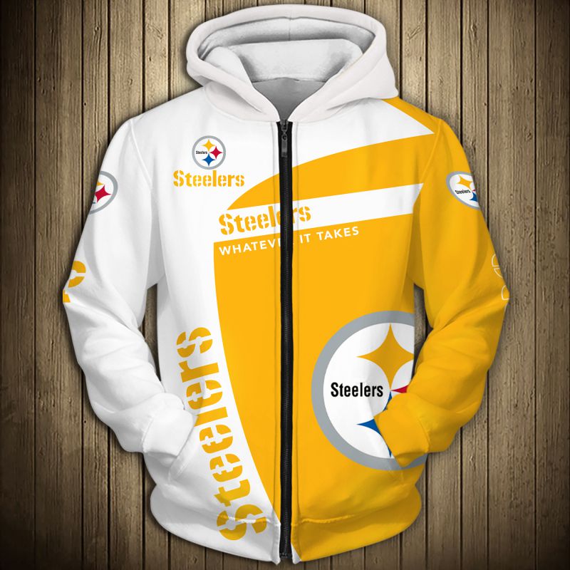 Pittsburgh Steelers Pullover Hoodie Long Sleeve