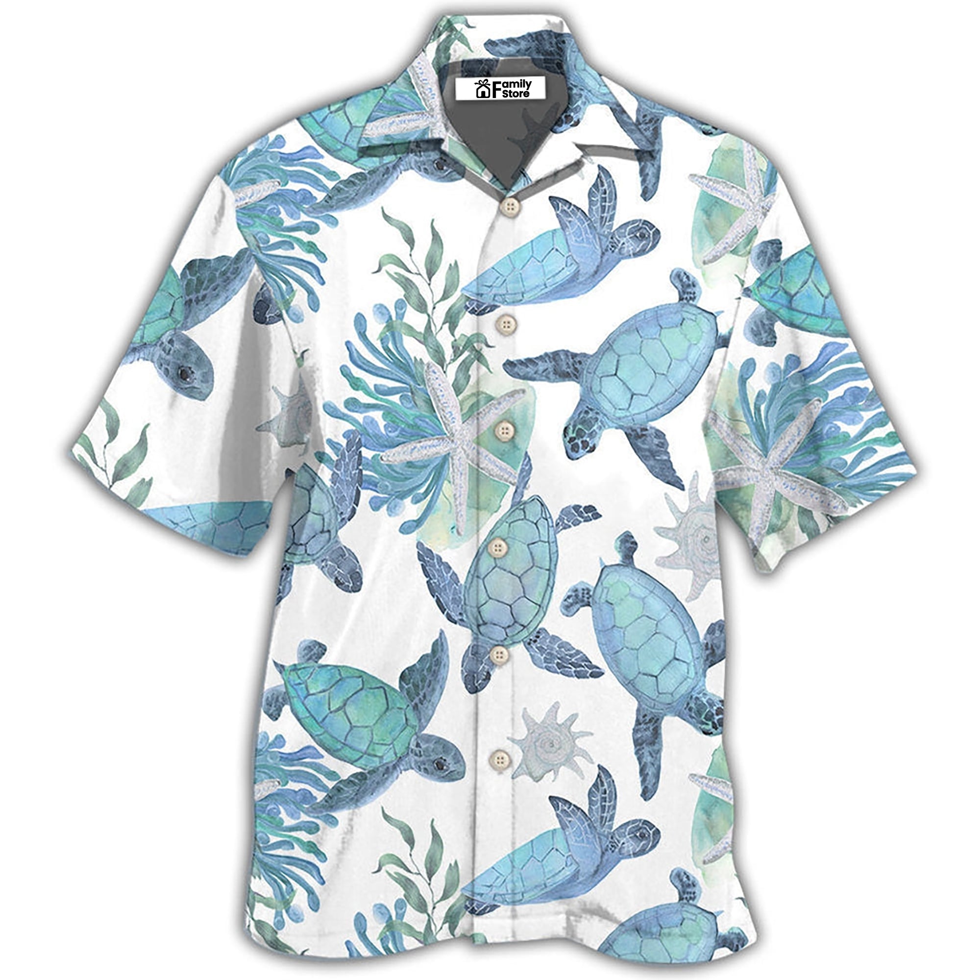 Turtle Blue Turtle Basic – Hawaiian Shirt