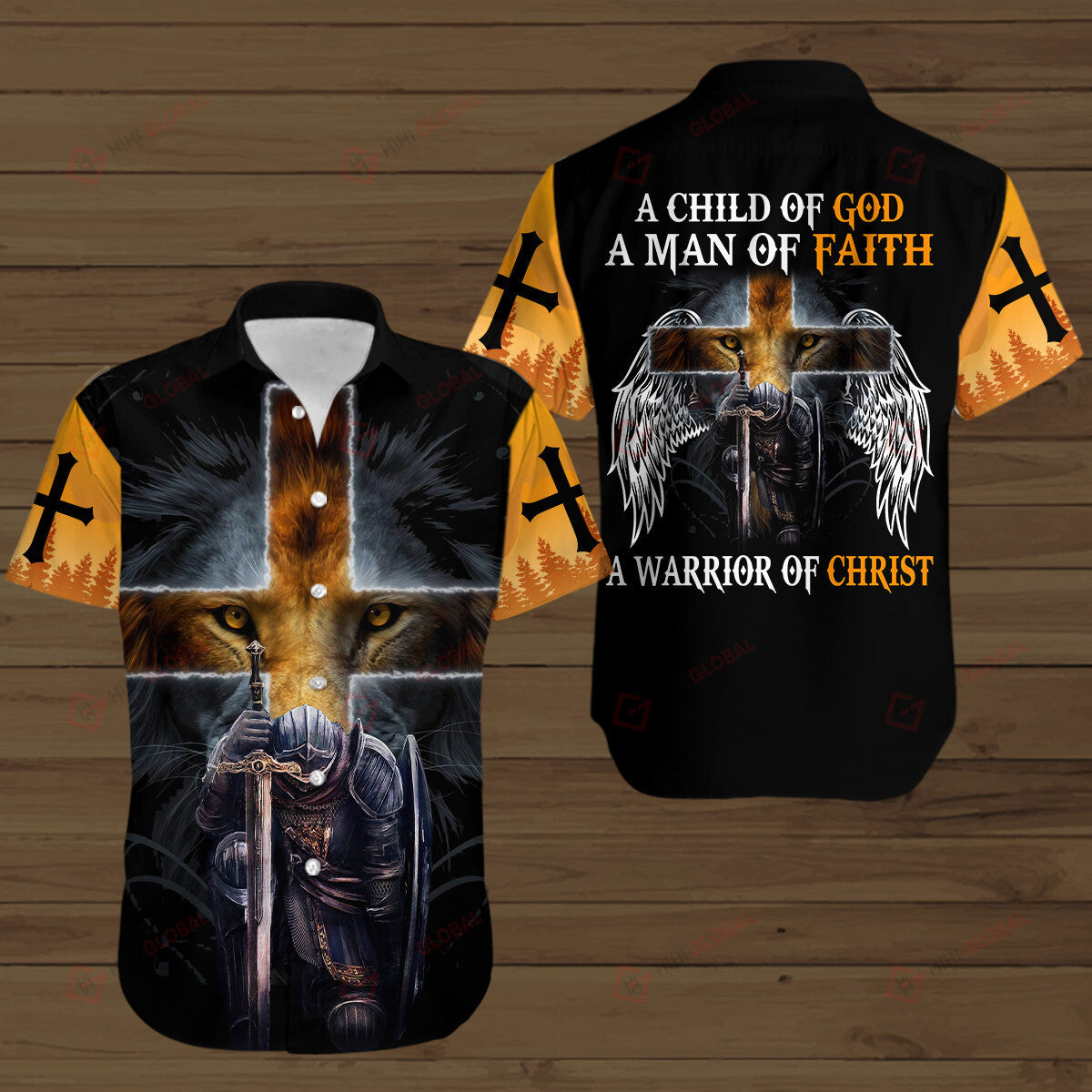 A Child Of Faith A Warrior Of Christ Hawaiian Shirts Polo Tshirt Zip Hoodie Printed