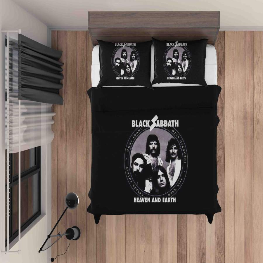 3D Rock Black Sabbath Quilt Cover Set Bedding Set Duvet Cover Pillowcases SF65