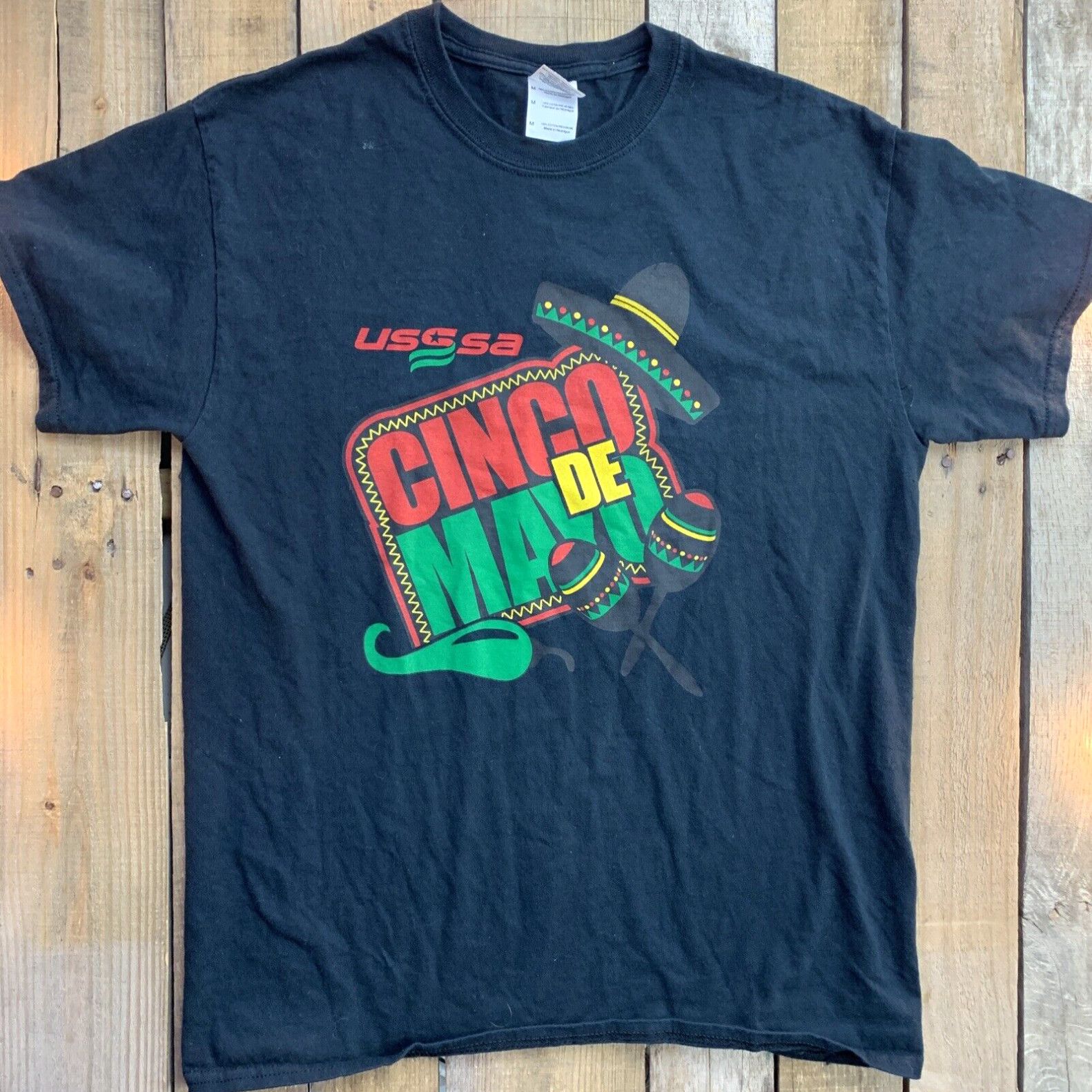 USSSA Cinco De Mayo Mens T-Shirt, Shirt Outfit, Gifts For Men, Gifts For Women