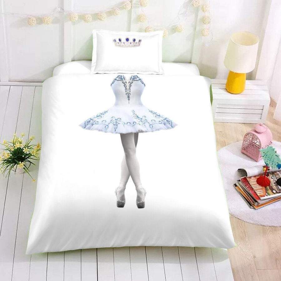 3D Ballerina  Quilt Cover Set Bedding Set Pillowcases