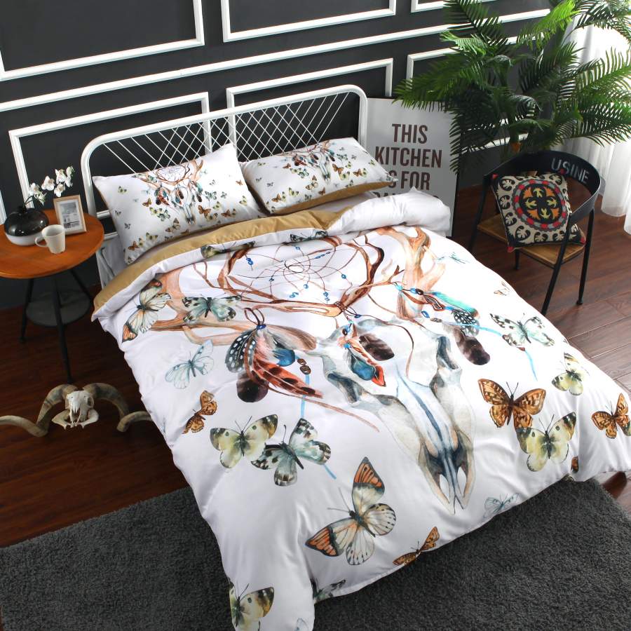 3D Butterfly Dream Catcher Quilt Cover Set Bedding Set Pillowcases 12