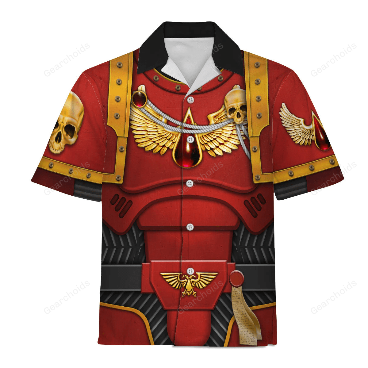 Warhammer Blood Angels Captain – Costume Cosplay Hawaiian Shirt