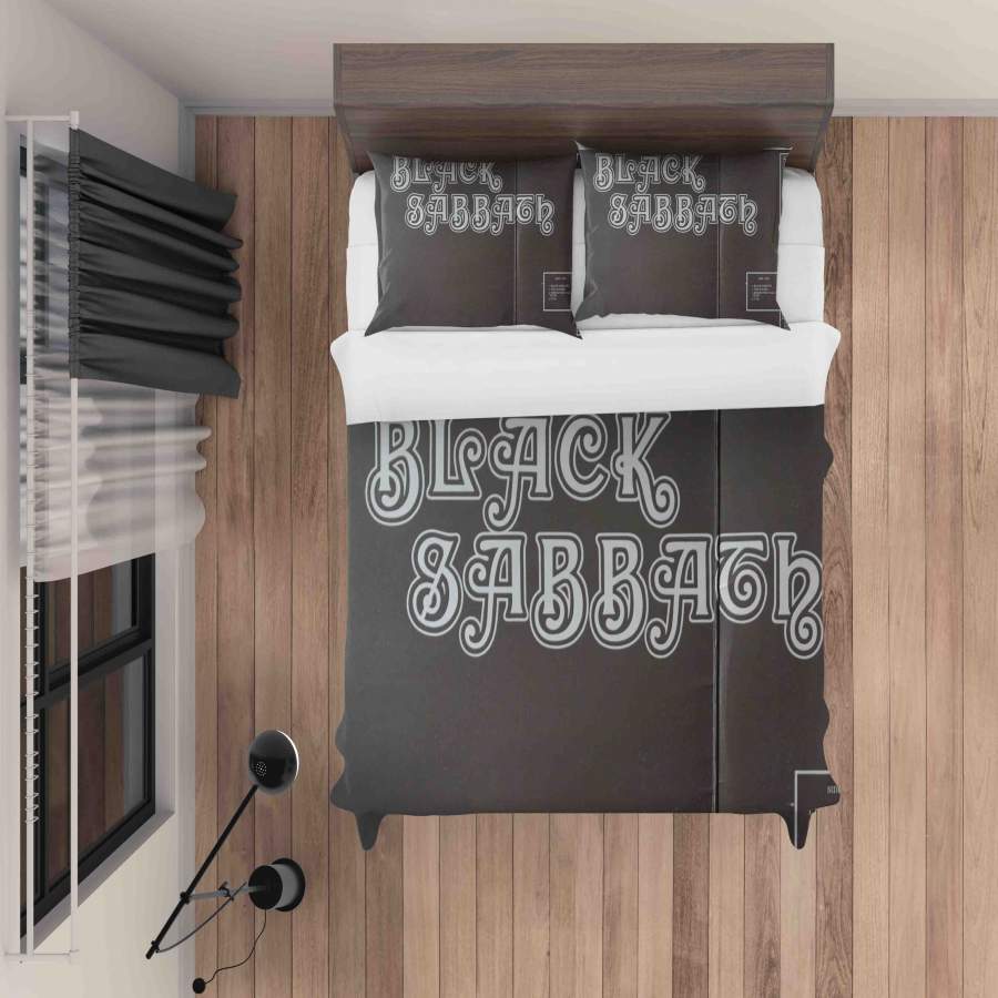 3D Gray Black Sabbath Quilt Cover Set Bedding Set Duvet Cover Pillowcases SF51