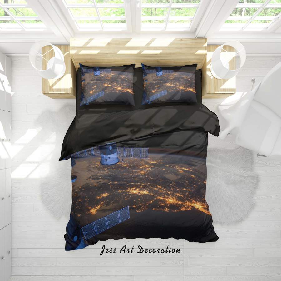 3D Coastline Starry Atmosphere Quilt Cover Set Bedding Set Duvet Cover Pillowcases A131 LQH