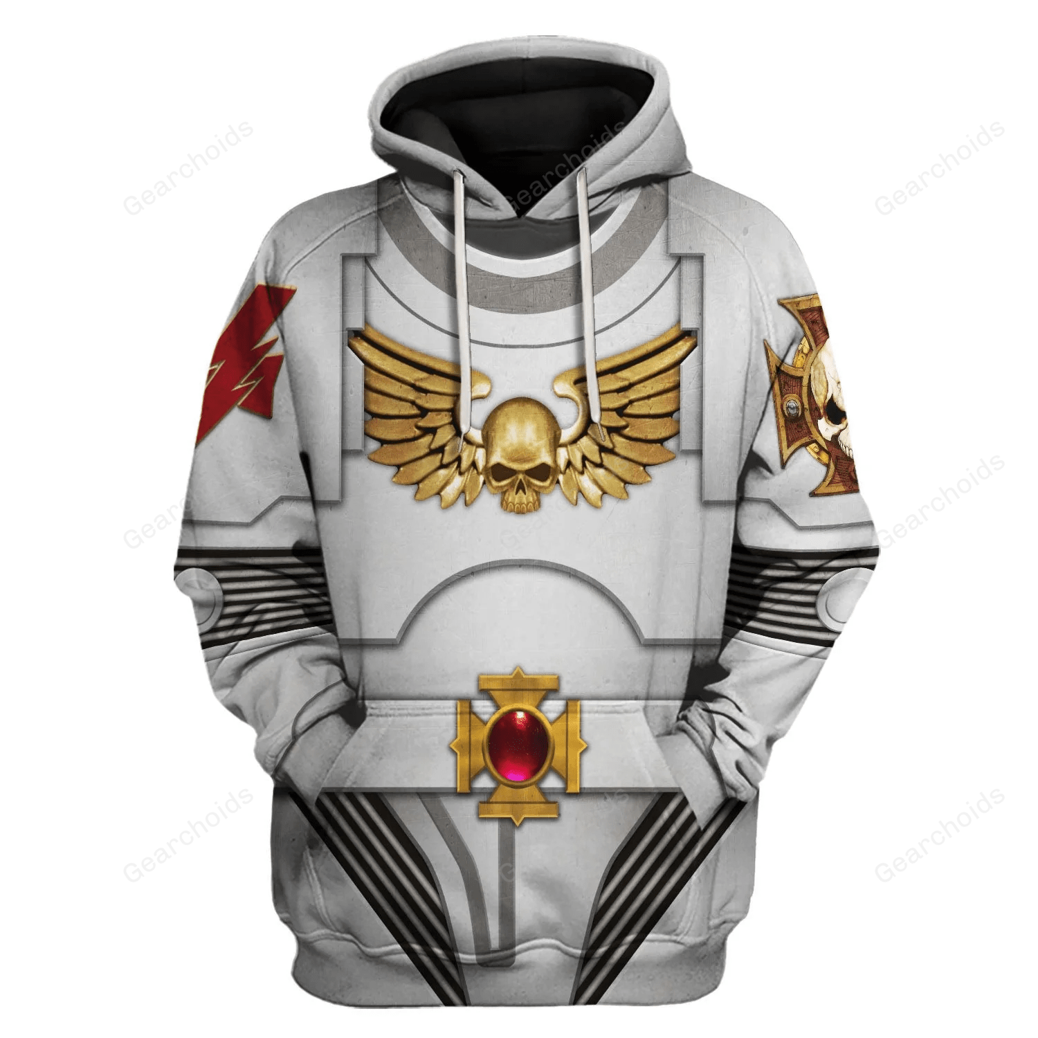 Terminator Armor White Scars – Costume Cosplay Hoodie Sweatshirt Sweatpants