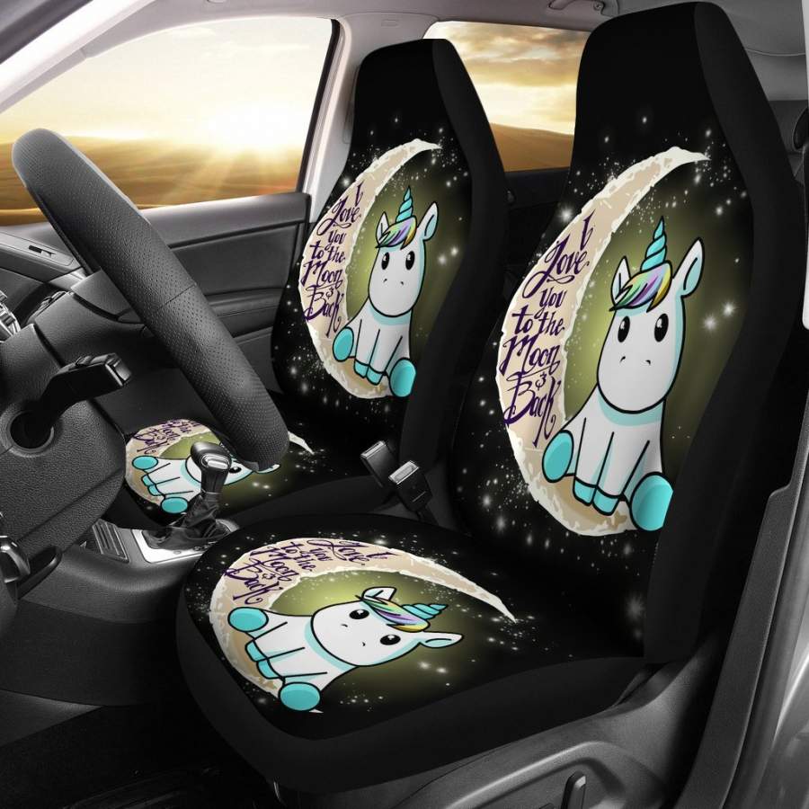 Unicorn Cute Love Legend Car Seat Covers 2